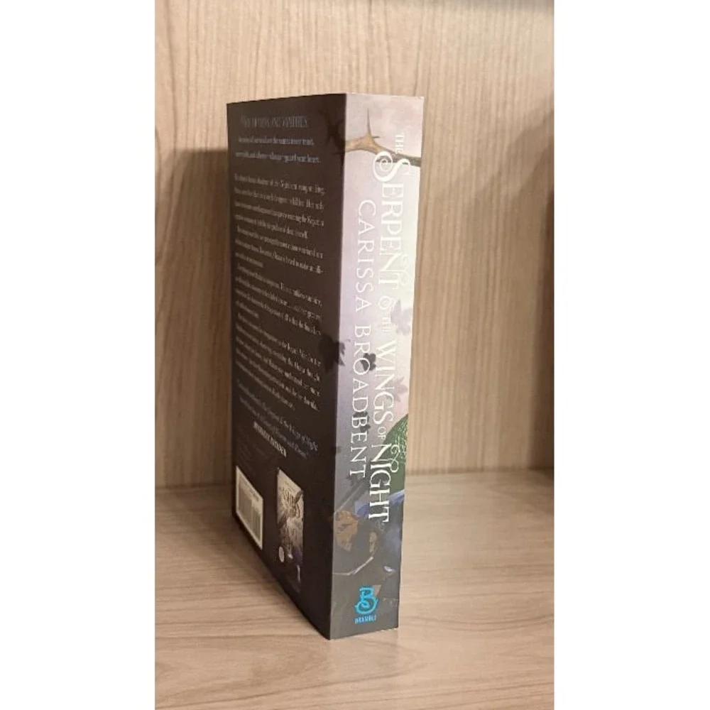 OOP SIGNED The Serpent and The Wing of Night by Carissa Broadbent paperback